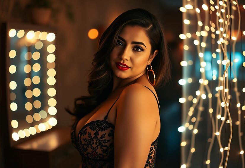 photo woman dress with builtin lights 1115749 19027
